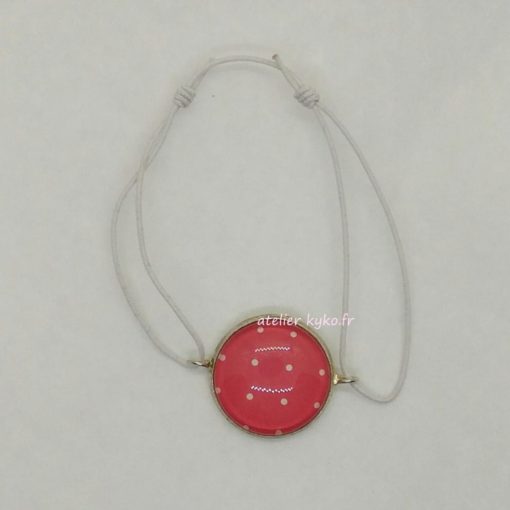 Bracelet Cabochon 20mm support argenté – Image 2