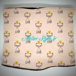 Snood Hiver Enfant 3-4 ans - Rose Chats