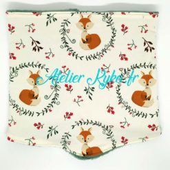 Snood Enfant Hiver 5-7 ans - Beige Renards