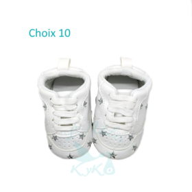 Choix 10 Basket Blanc Etoiles