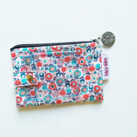 Porte Cartes Fleurs Pop