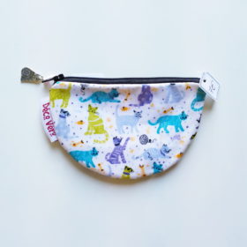 Porte Monnaie Demi Lune Chat