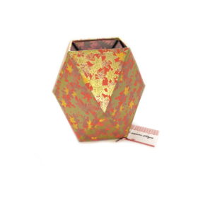 veilleuse Rouge Feuilles