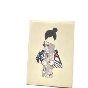 Carte Japonaise Beige H2842